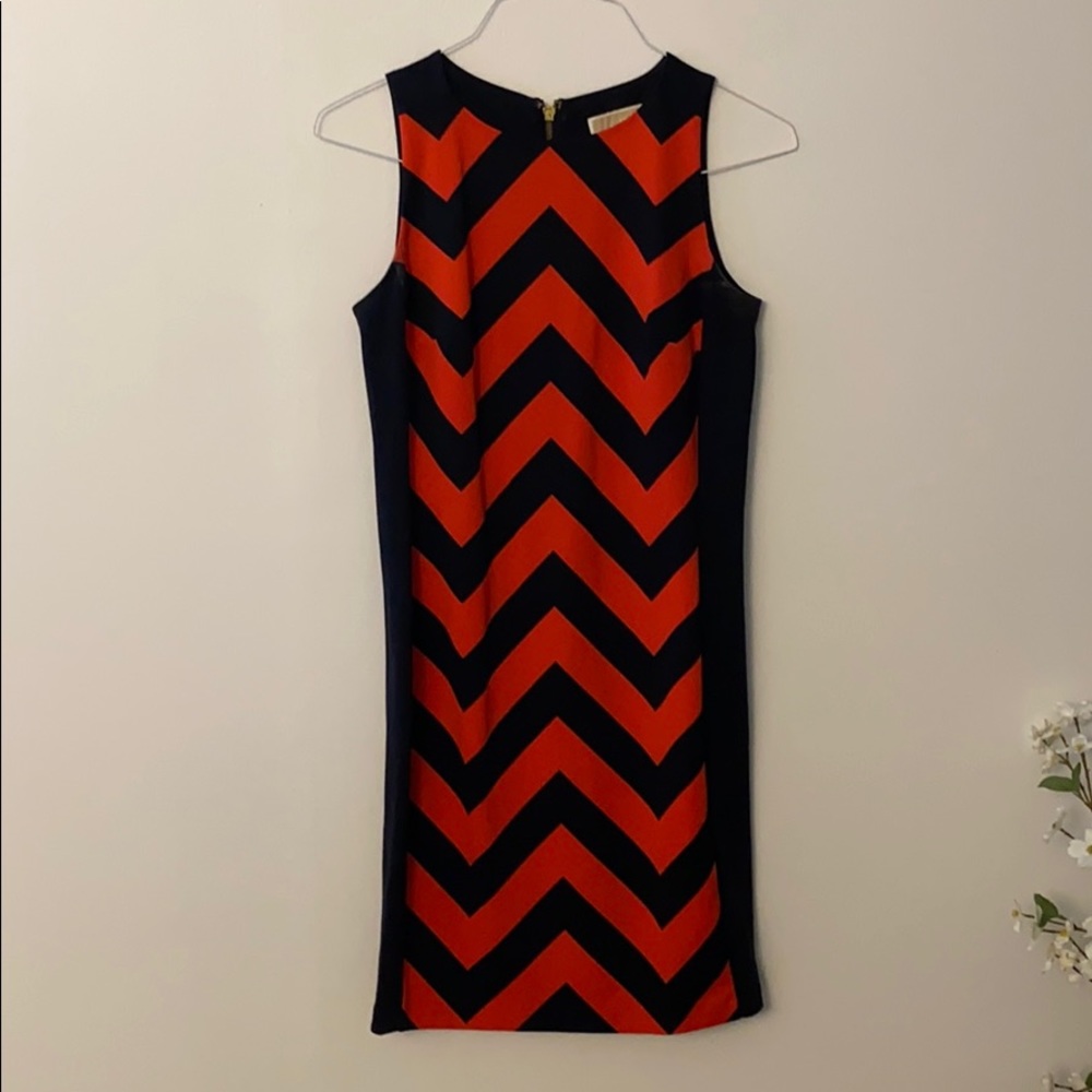 MICHAEL MICHAEL KORS Chevron Print Dress